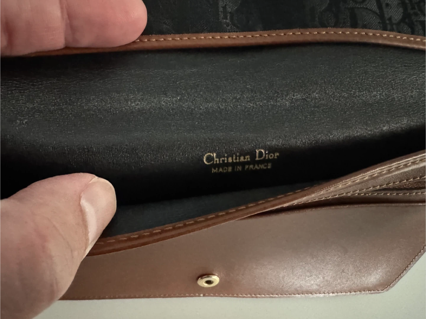 Christian Dior Brown Leather Wallet - photo 3