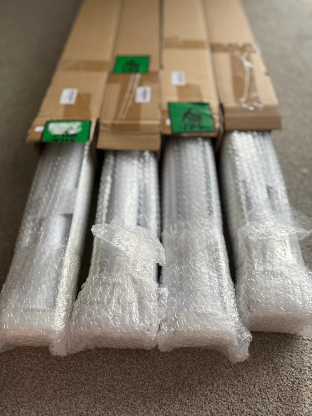 NEW 4X White Cordless Zebra Blinds, 72”W x 90”H - photo 4