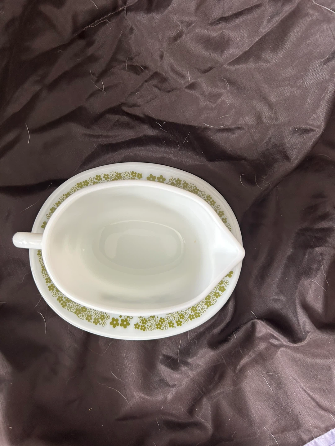Pyrex Crazy Daisy Gravy Boat with Underplate - photo 2