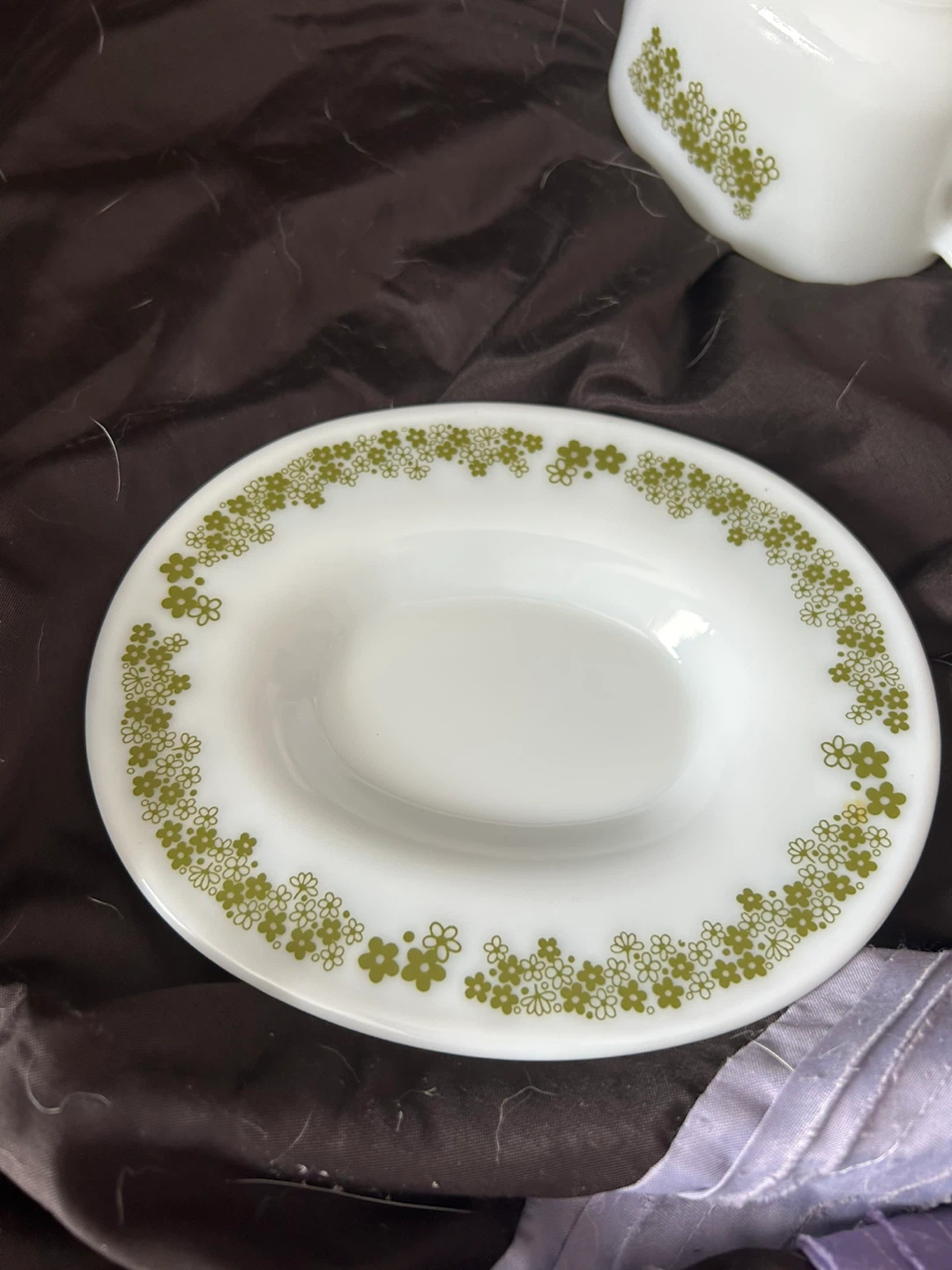 Pyrex Crazy Daisy Gravy Boat with Underplate - photo 4