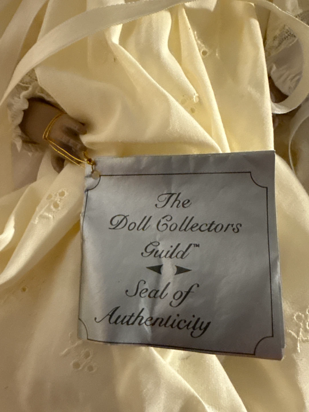 Seymour Mann Doll Collectors Guild Seal of Authenticity - photo 2