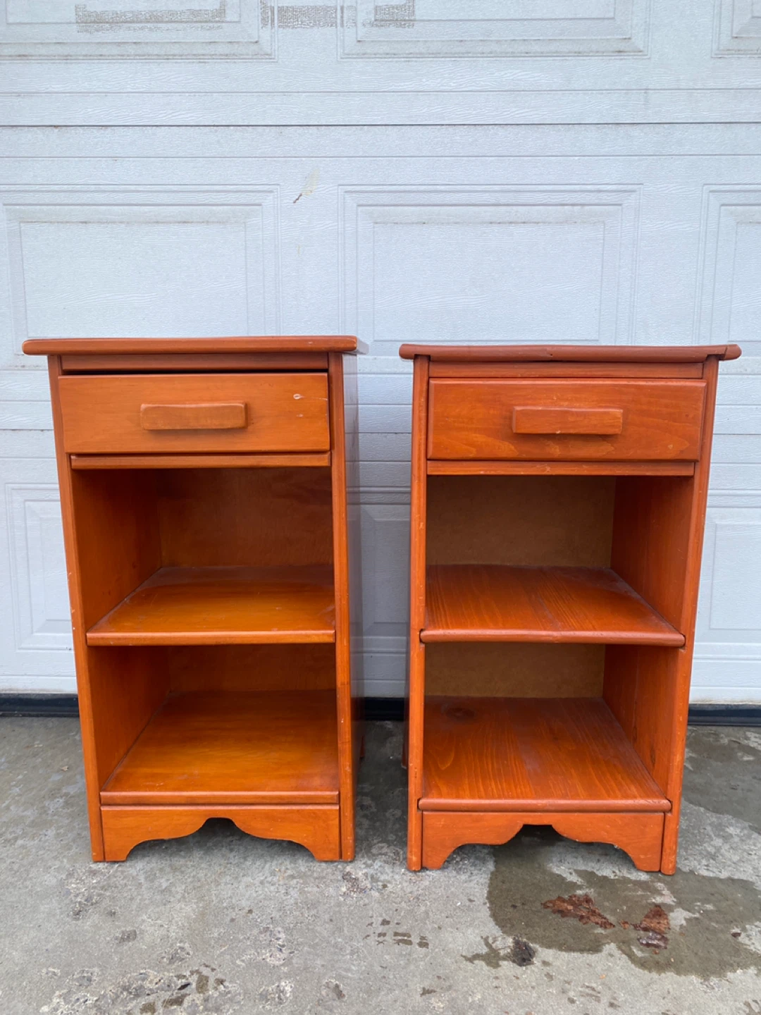 Vintage Solid Maple Nightstands (CAN DELIVER)