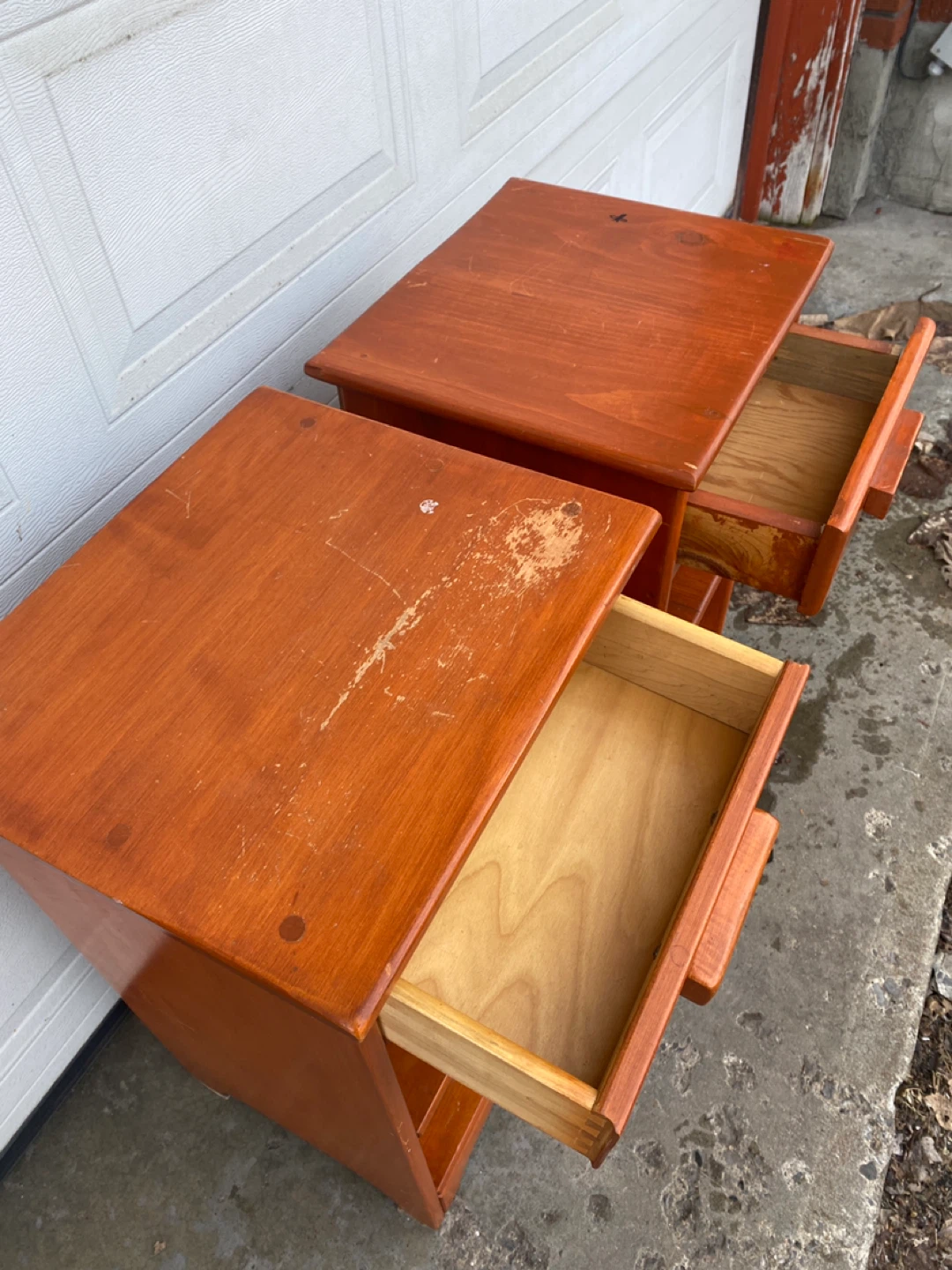 Vintage Solid Maple Nightstands (CAN DELIVER) - photo 3