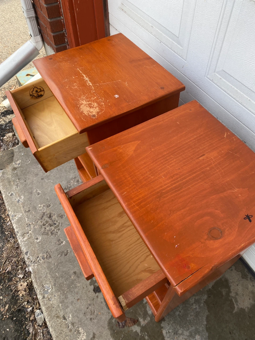 Vintage Solid Maple Nightstands (CAN DELIVER) - photo 4