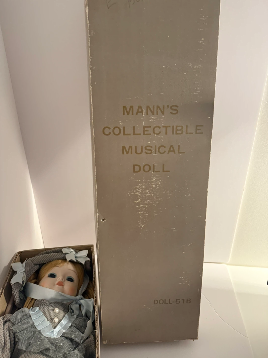 Seymour Mann Collectible Porcelain Musical Doll