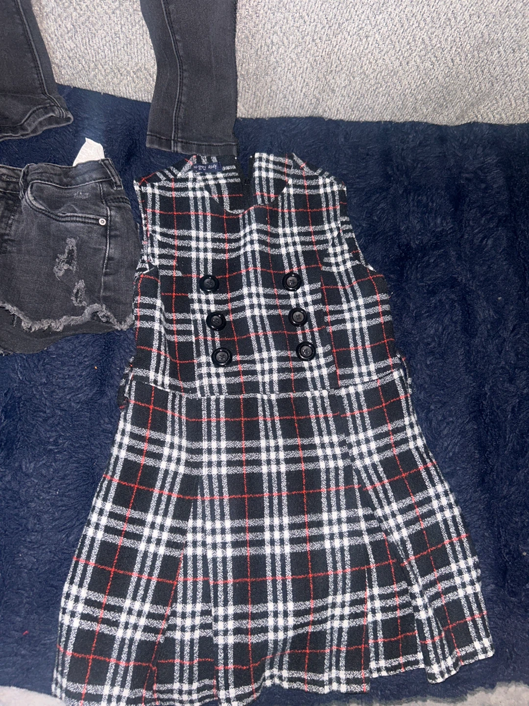 Girls' Clothing Lot - Jeans, Overalls, Dress & Top - photo 2