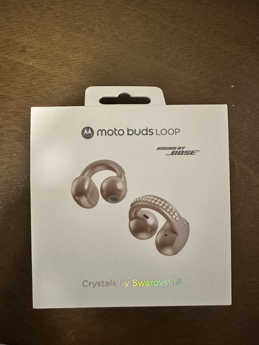 Motorola Moto Buds Loop Earbuds with Swarovski Crystals