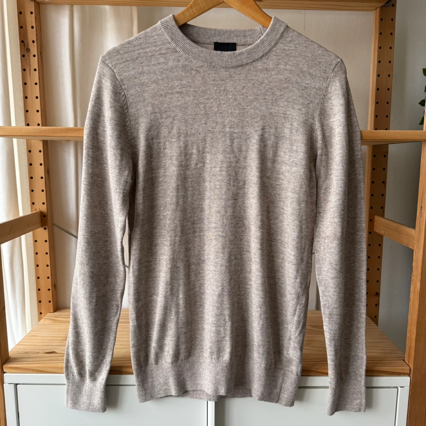 NEW Beige Long-Sleeve Sweater