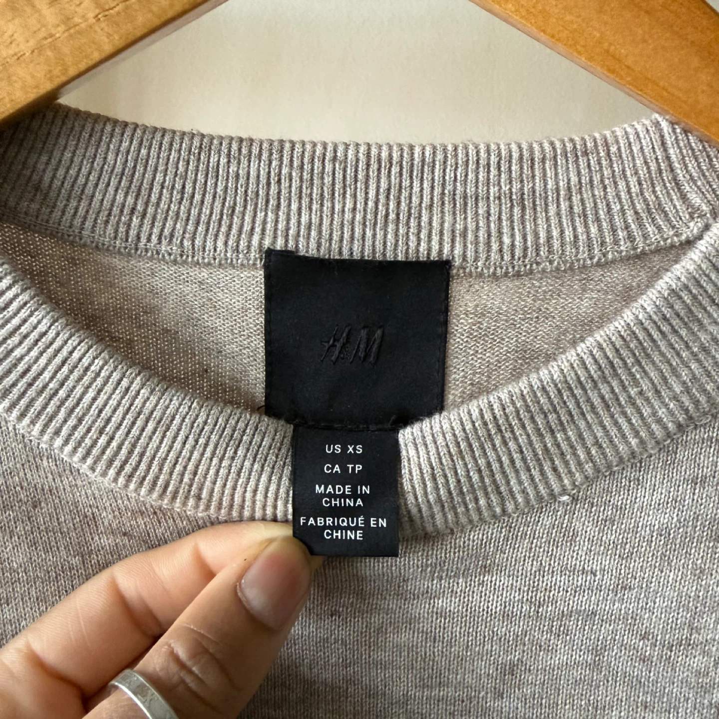 NEW Beige Long-Sleeve Sweater - photo 4