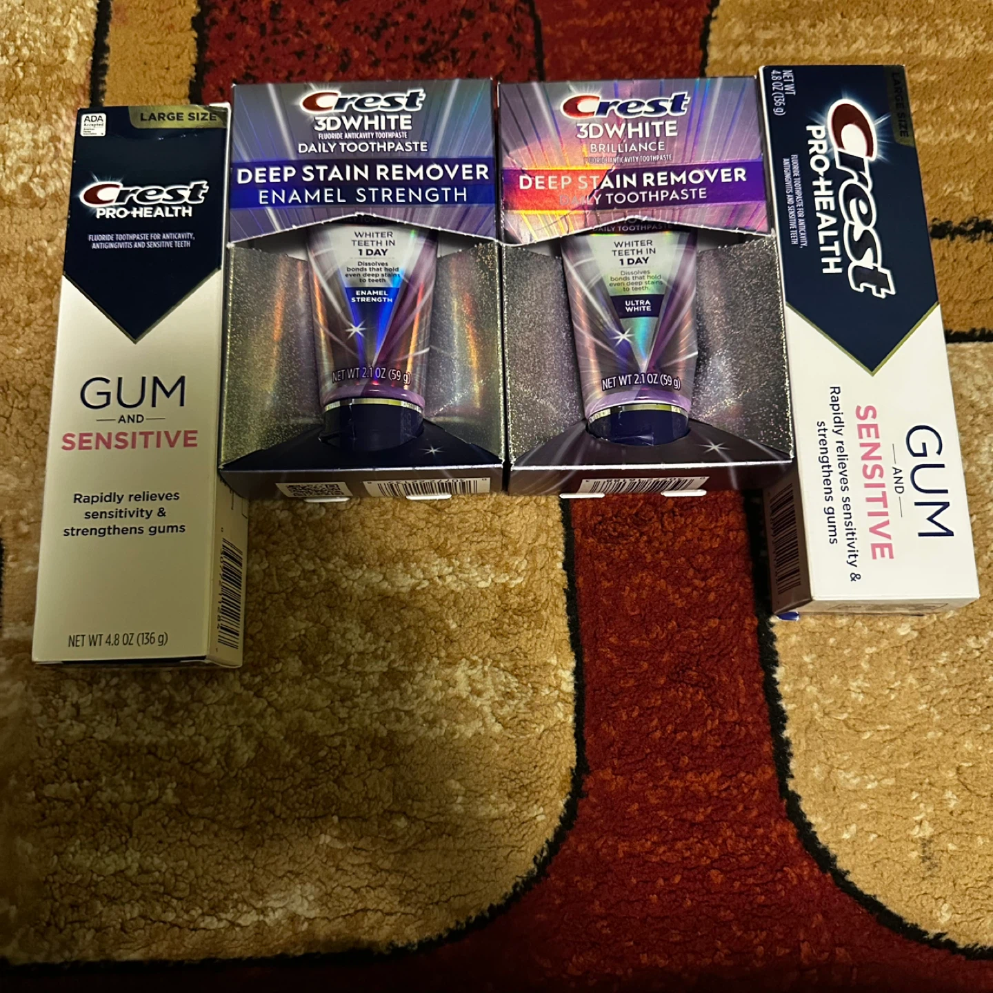 Crest Toothpaste Bundle - 3D White & Gum & Sensitive - photo 2