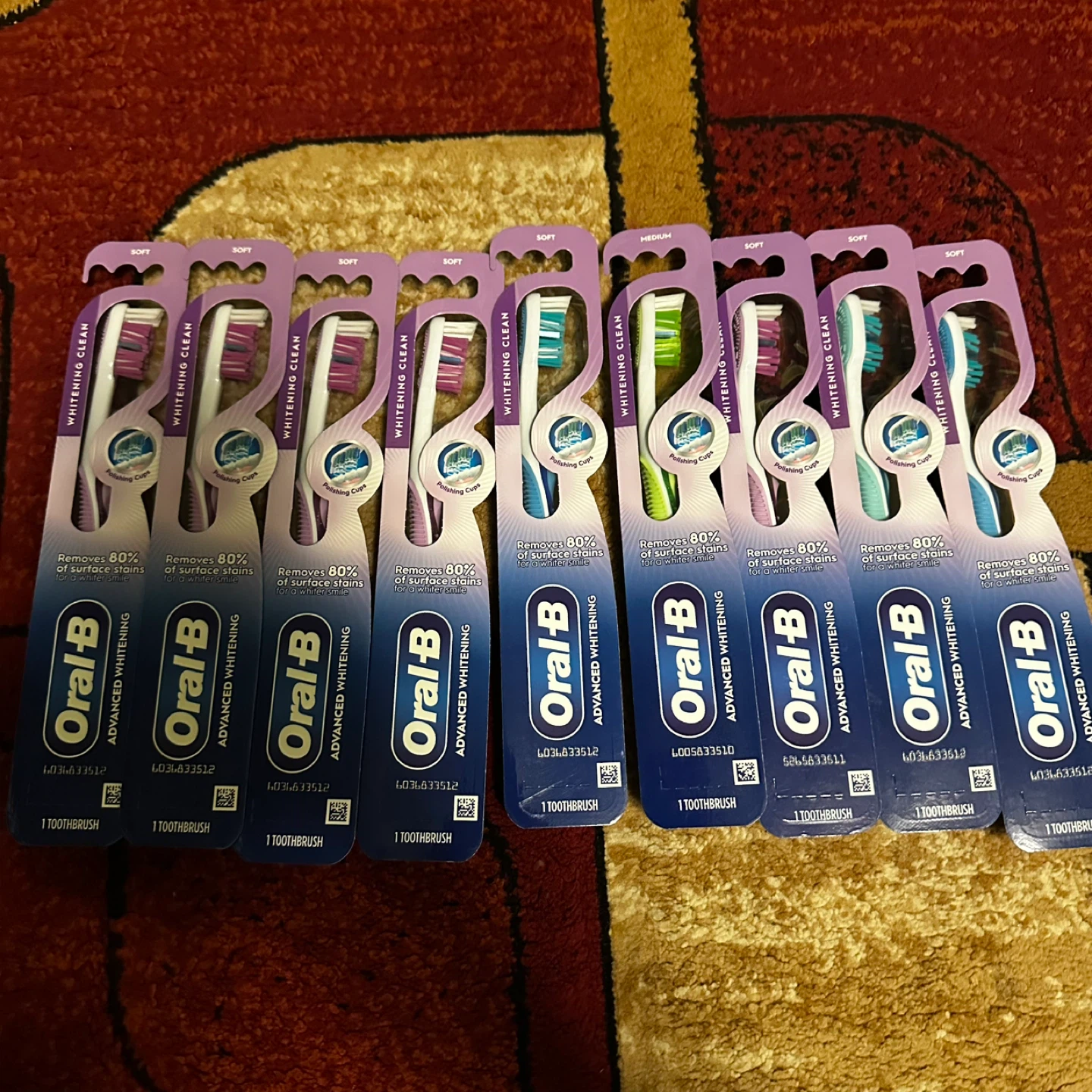 Oral-B Advanced Whitening Toothbrushes - 9 Pack - photo 3