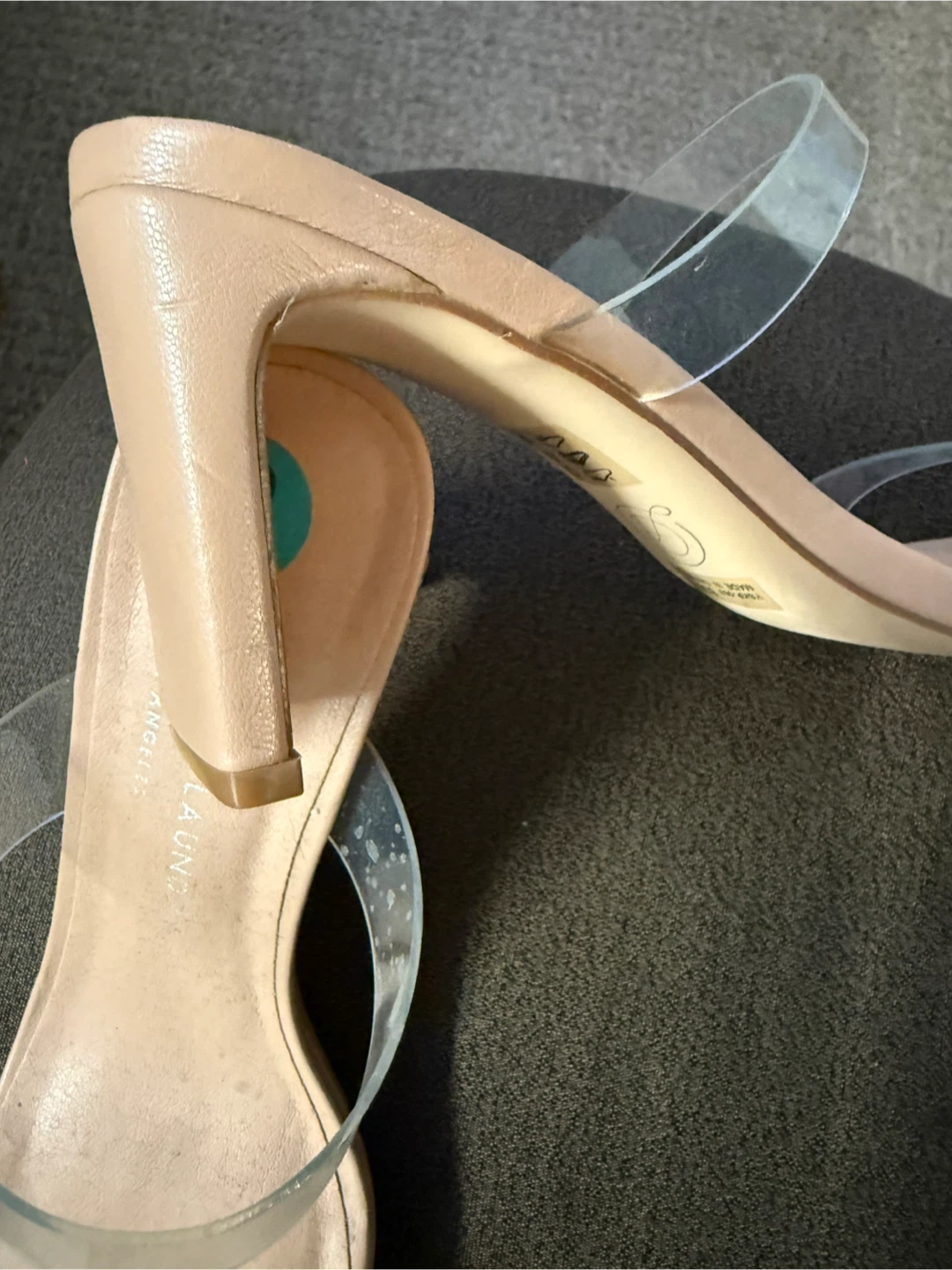 Chinese Laundry Women's Clear Strap Heels Size 8 - photo 3