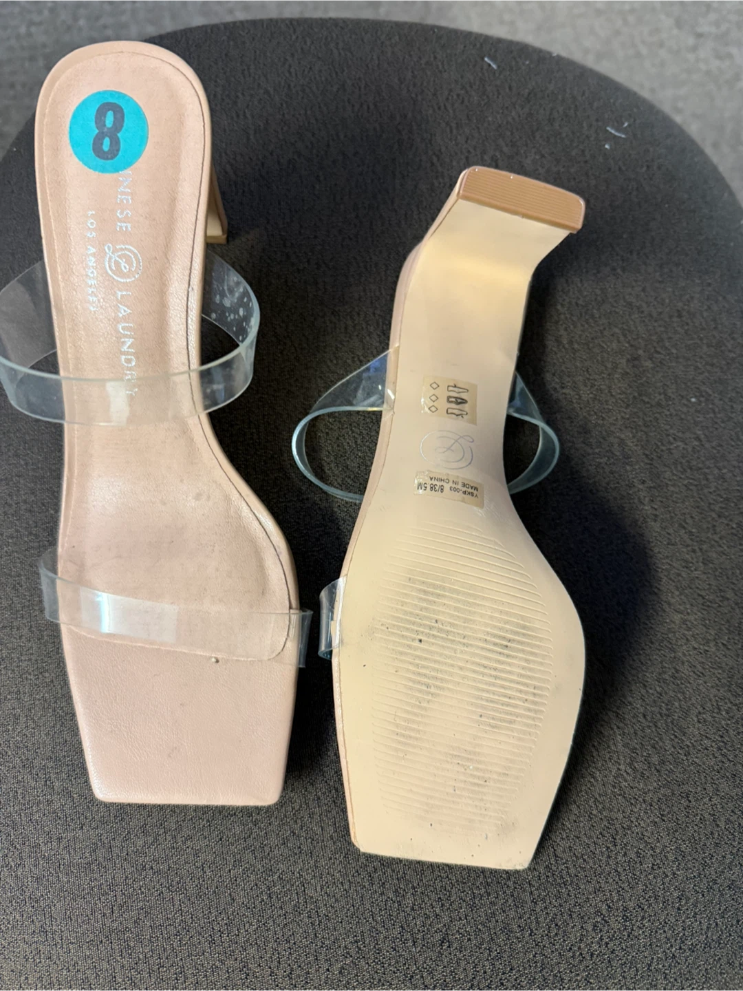Chinese Laundry Women's Clear Strap Heels Size 8 - photo 2