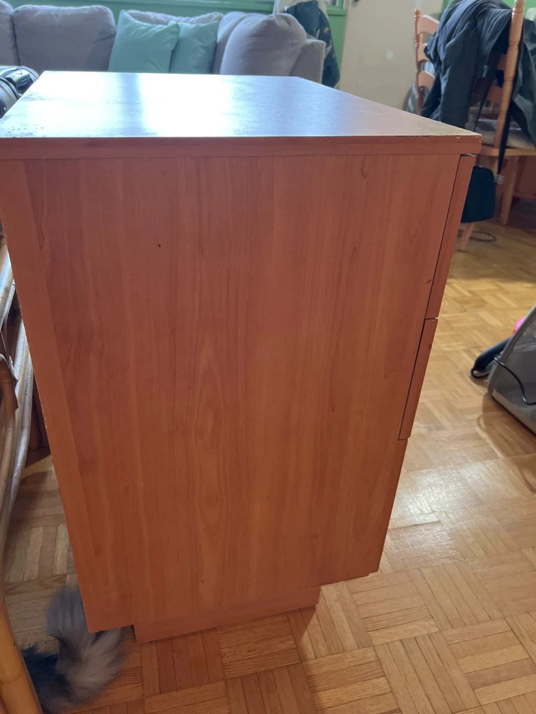 Light Brown 3-Drawer Dresser - photo 3