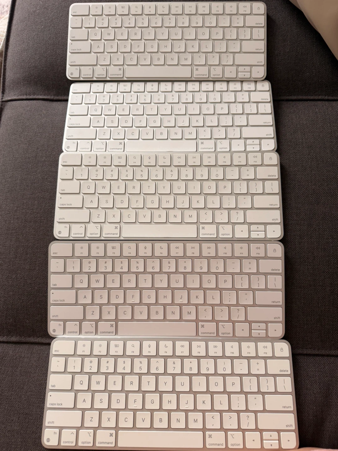 5 Apple Magic Keyboards A2450 – Bundle Deal – $250