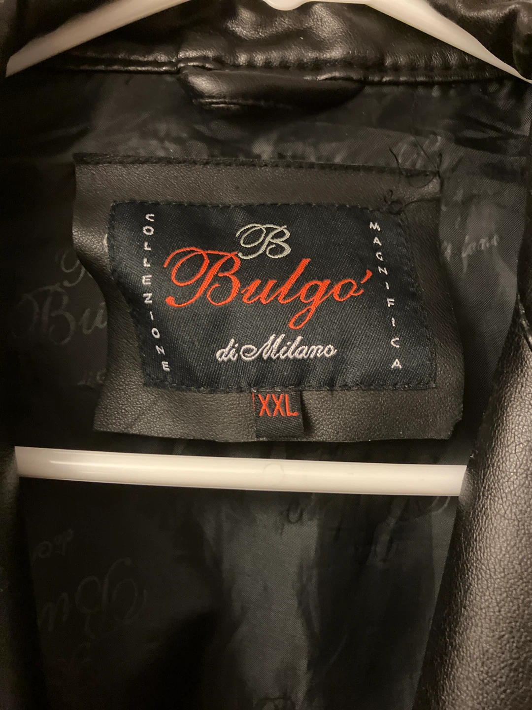 Bulgo di Milano Faux Leather Jacket - Black - XXL - photo 3
