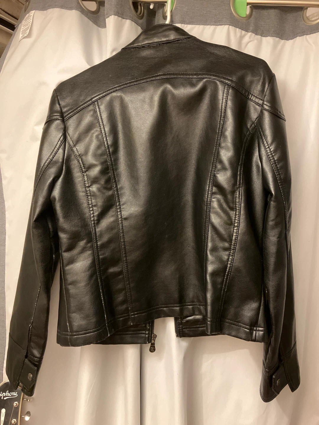 Bulgo di Milano Faux Leather Jacket - Black - XXL - photo 2