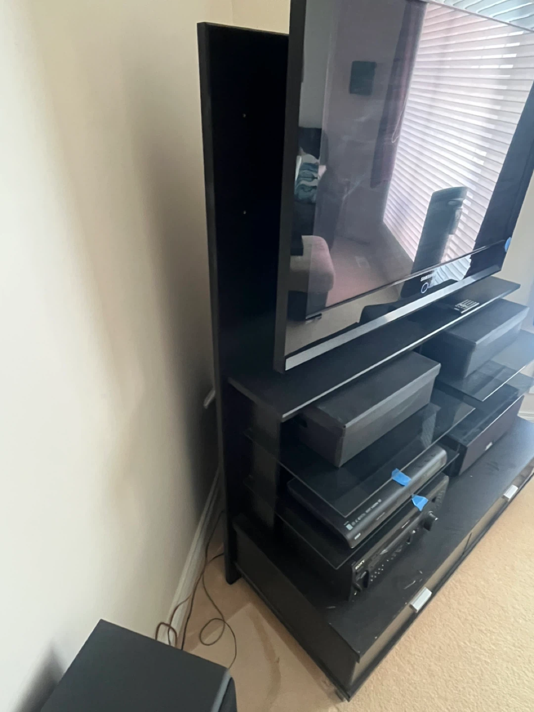 Black Entertainment Stand