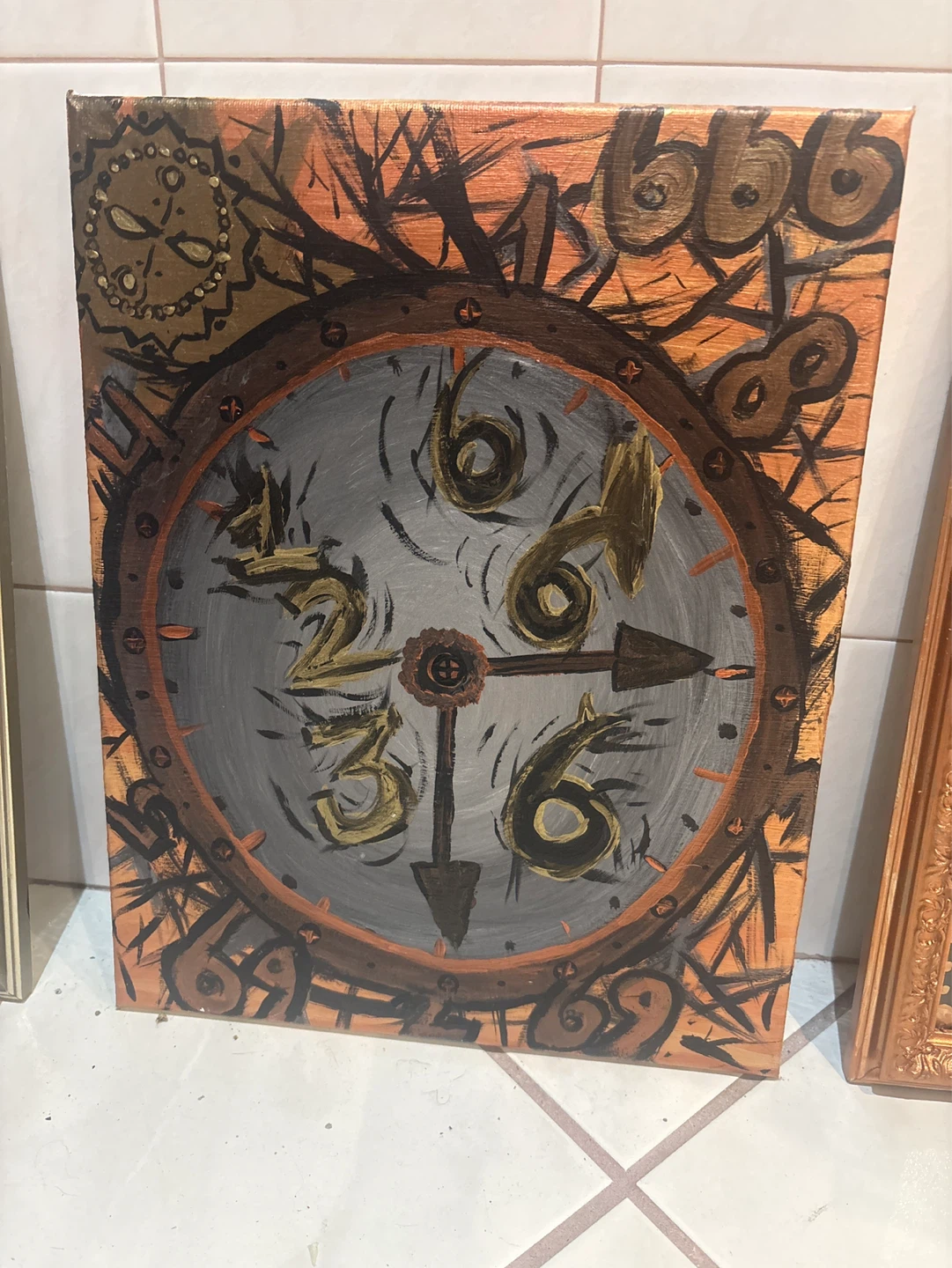 Steampunk Clock Canvas Art