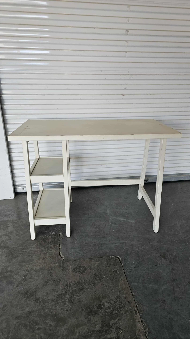 Off white distressed style white desk/work station - photo 2