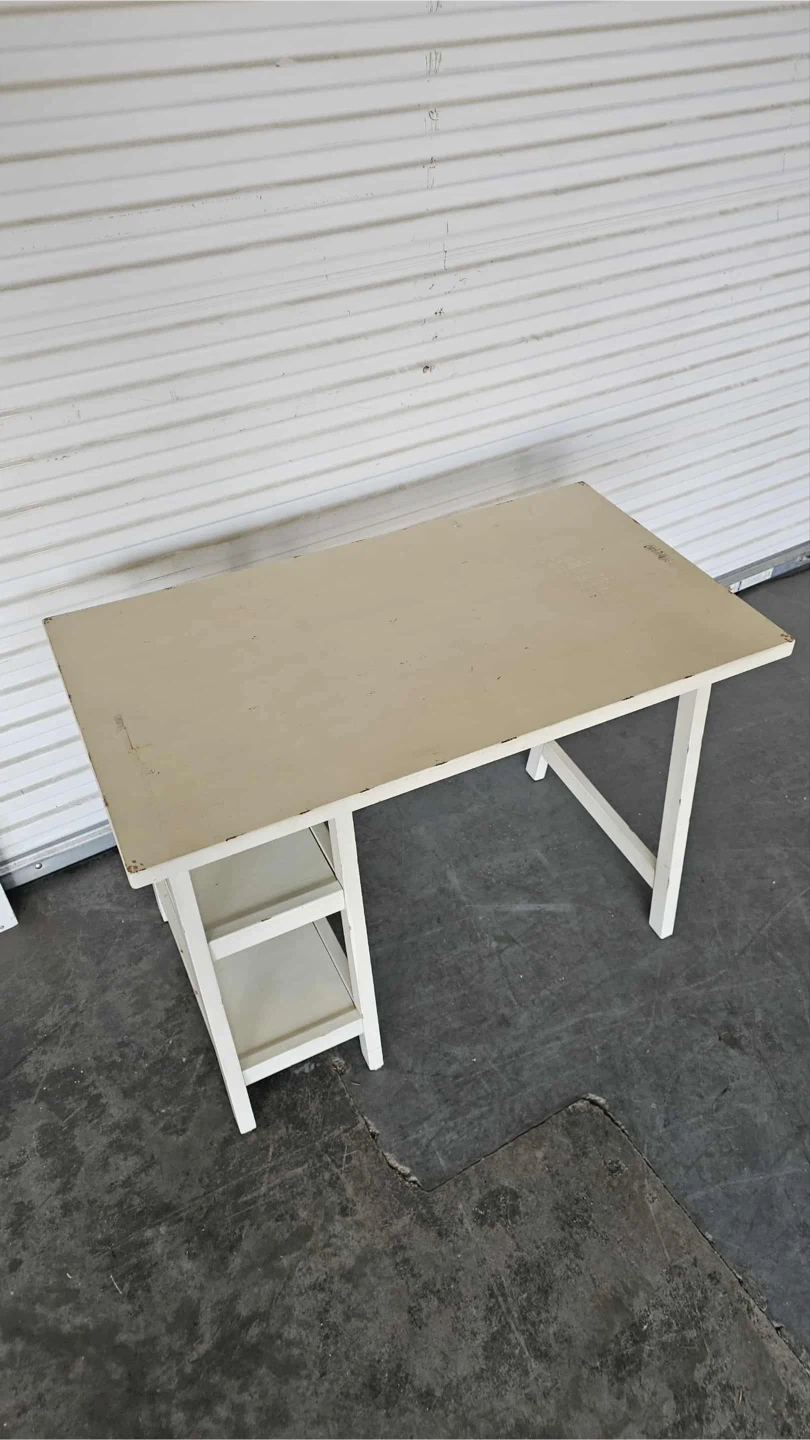 Off white distressed style white desk/work station