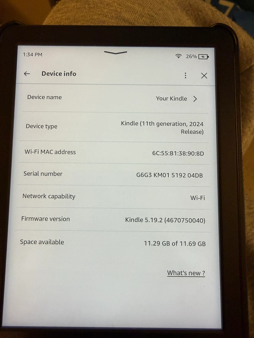 Kindle (11th Gen) E-Reader with Cover - photo 2
