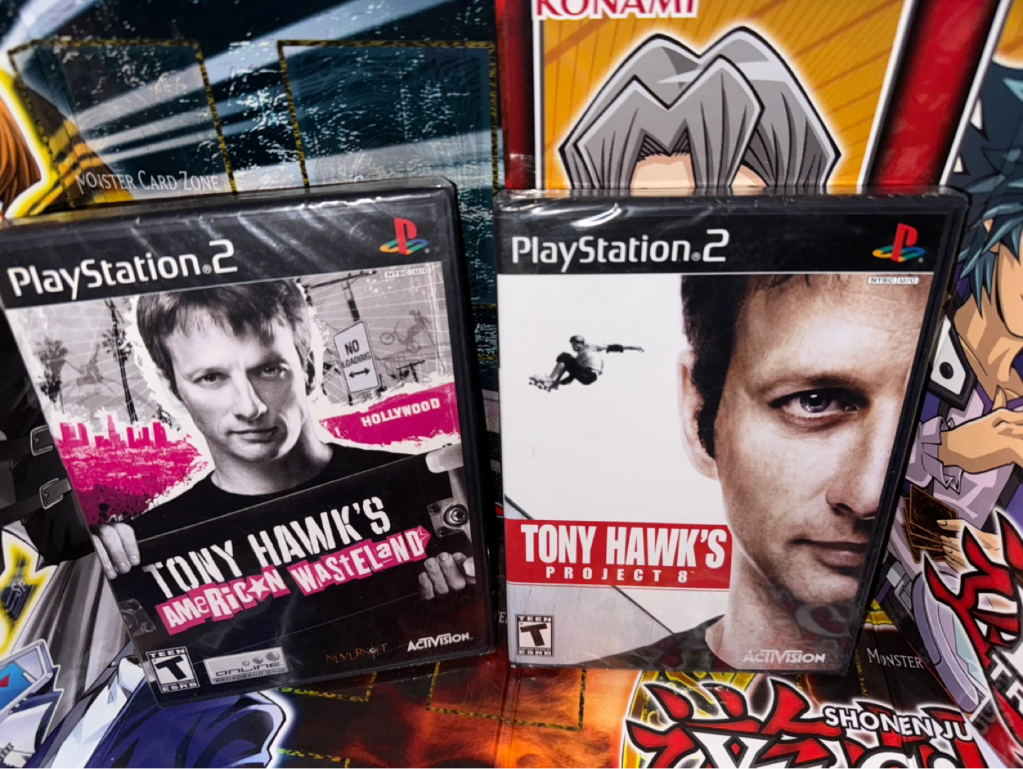 Sealed Tony Hawk's American Wasteland & Project 8 Games