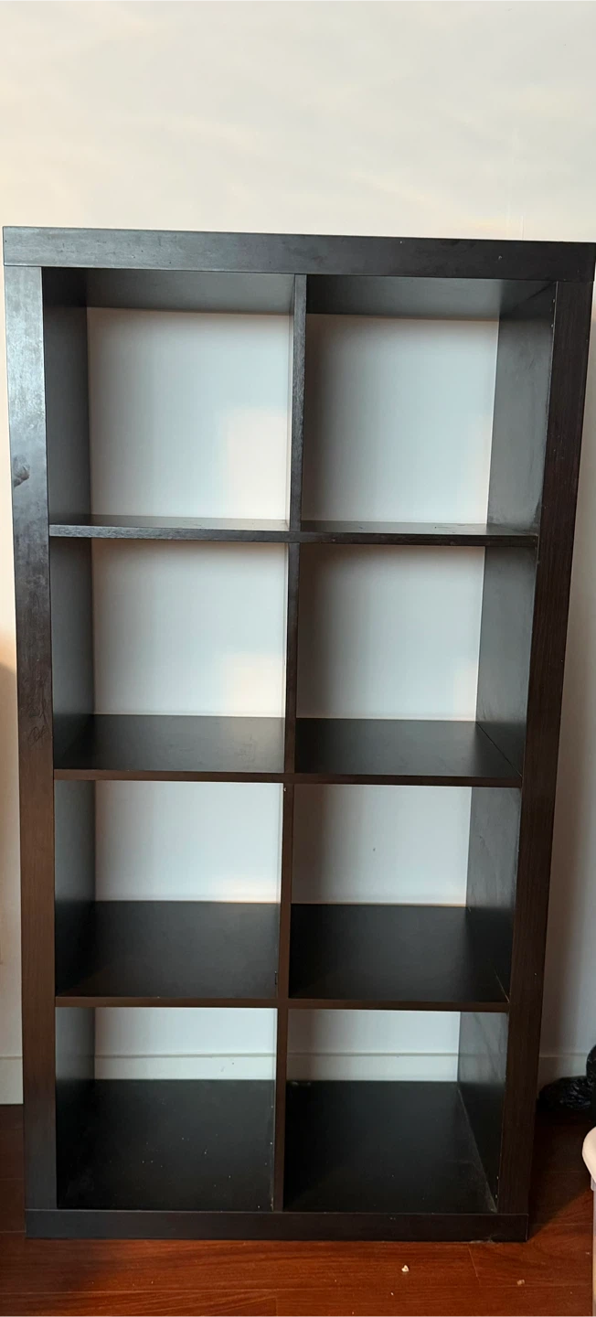 IKEA KALLAX shelving unit -Dark Brown 8-Cube - photo 2