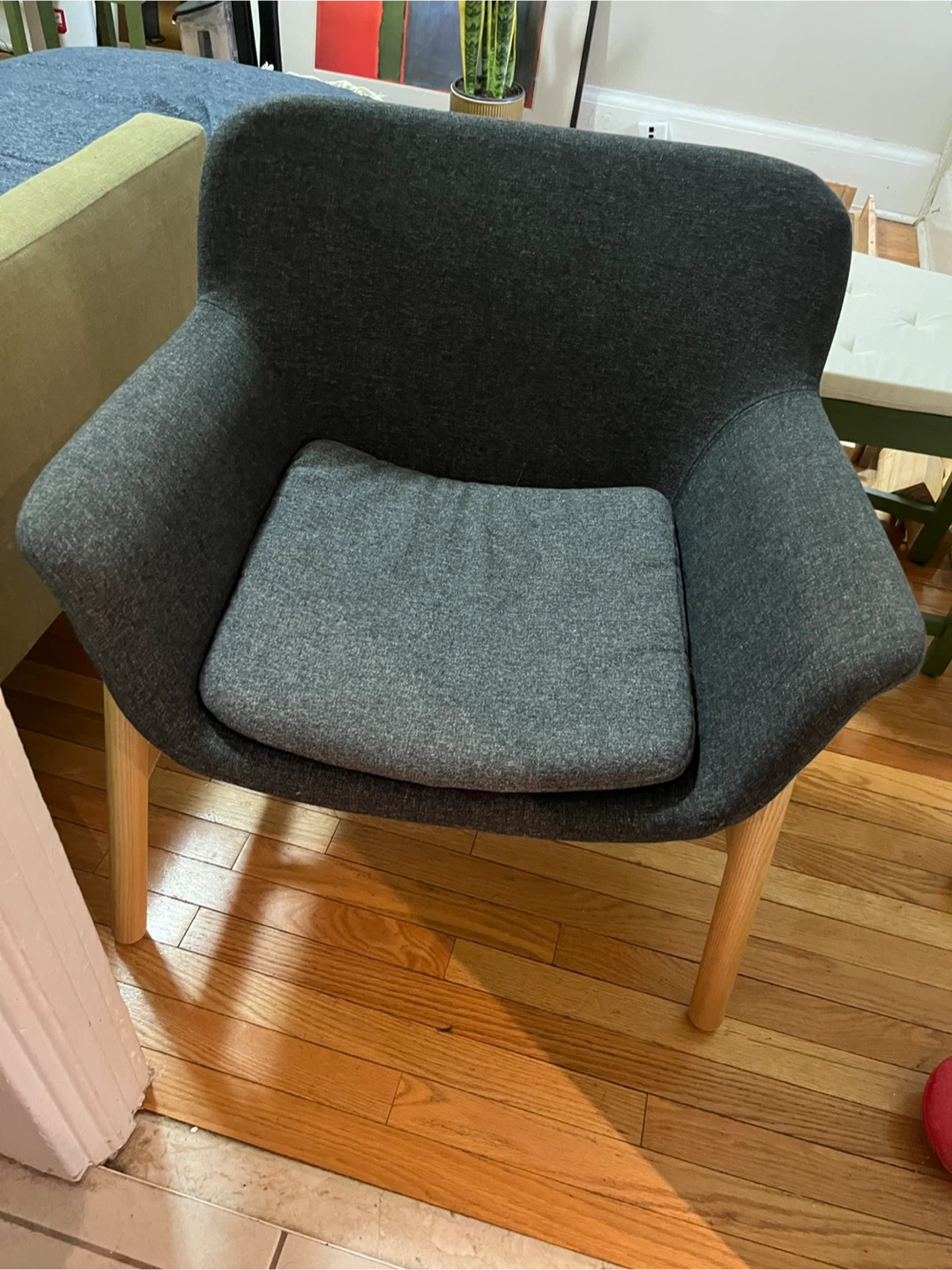 IKEA VEDBO Armchair, Gunnared dark gray