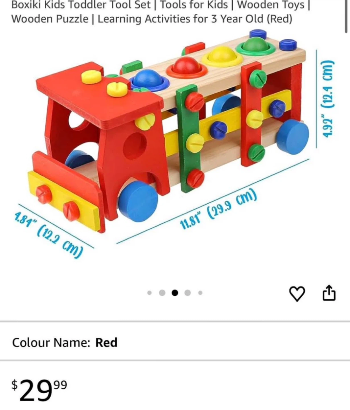 Boxiki Kids Wooden Activity Bus Toy Set - photo 2