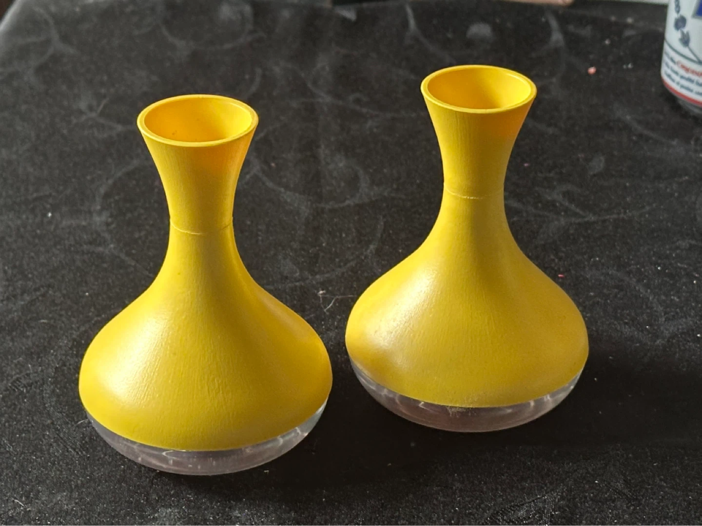 Mid Century Yellow Geni Salt and Pepper