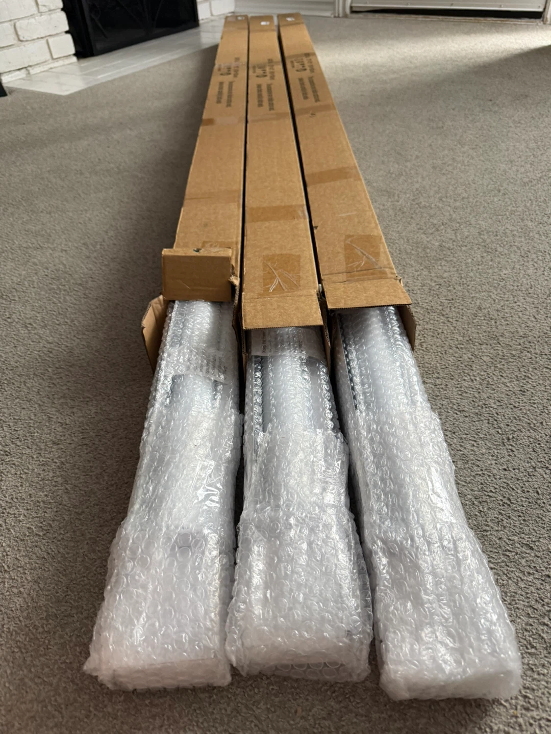 NEW 3X White Cordless Zebra Blinds, 72”W x 72”H - photo 5