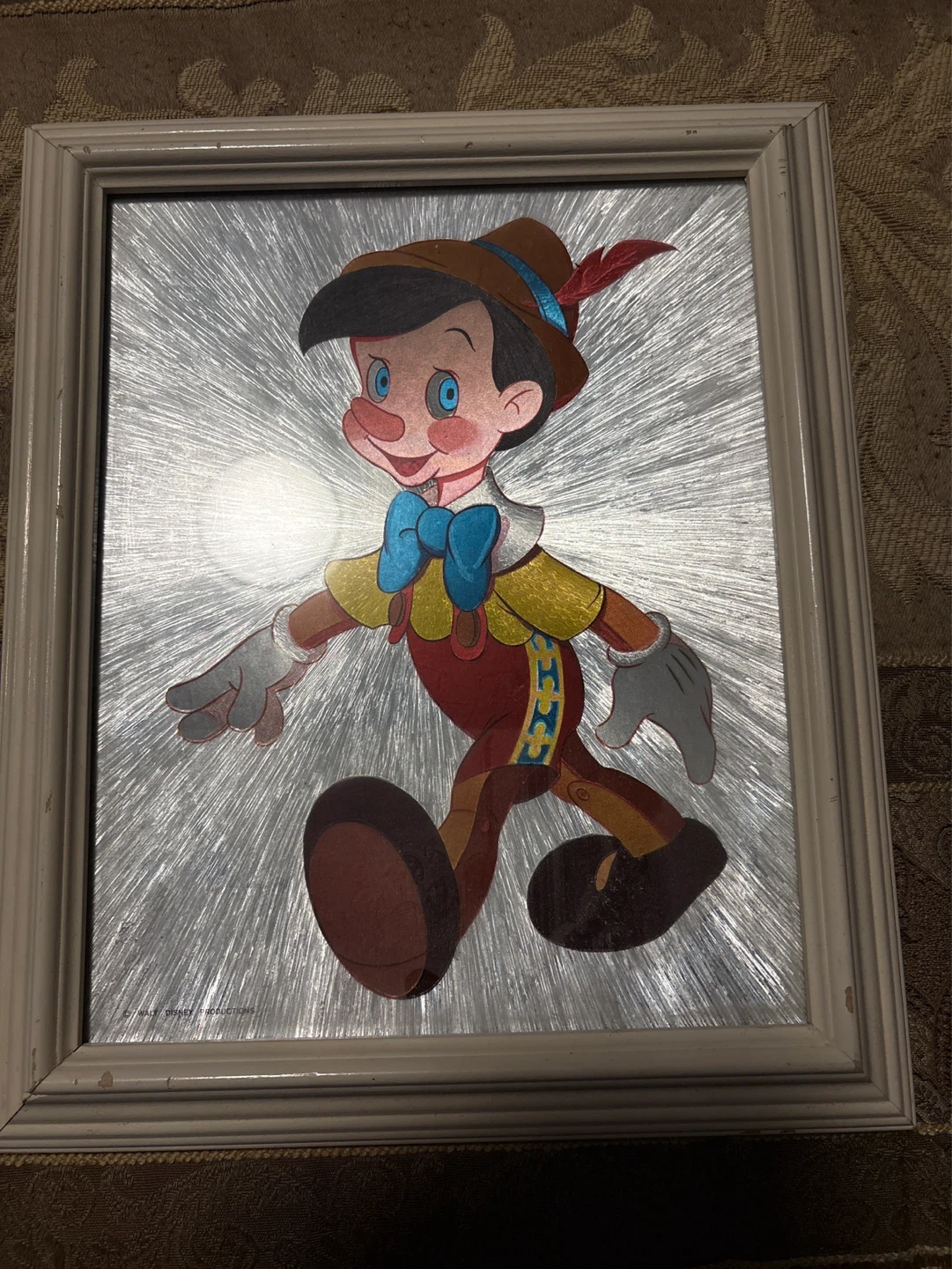 Framed Disney Pinocchio Art