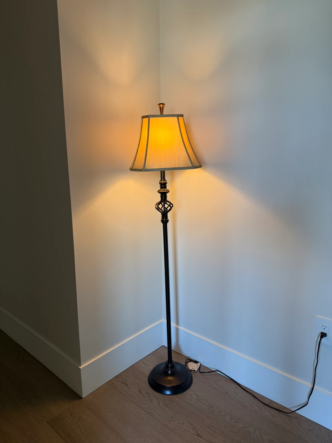 Floor Lamp with Bell Shade