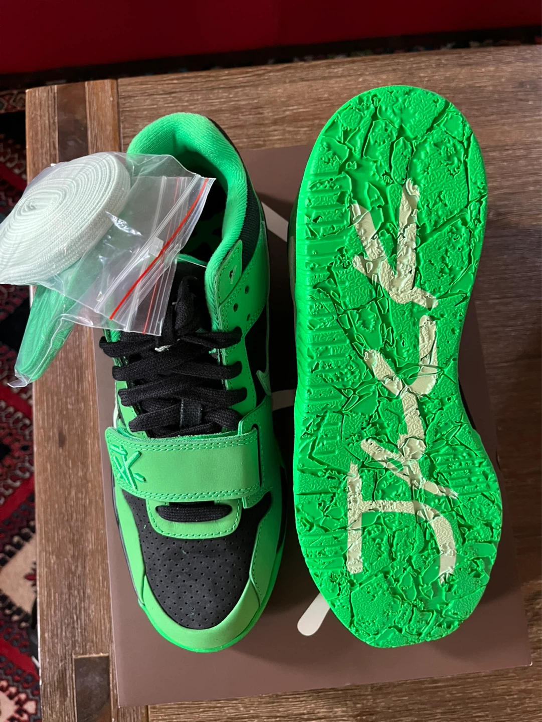 Jordan Travis Scott Jumpman Jack Green Spark Brand New Size 9.5