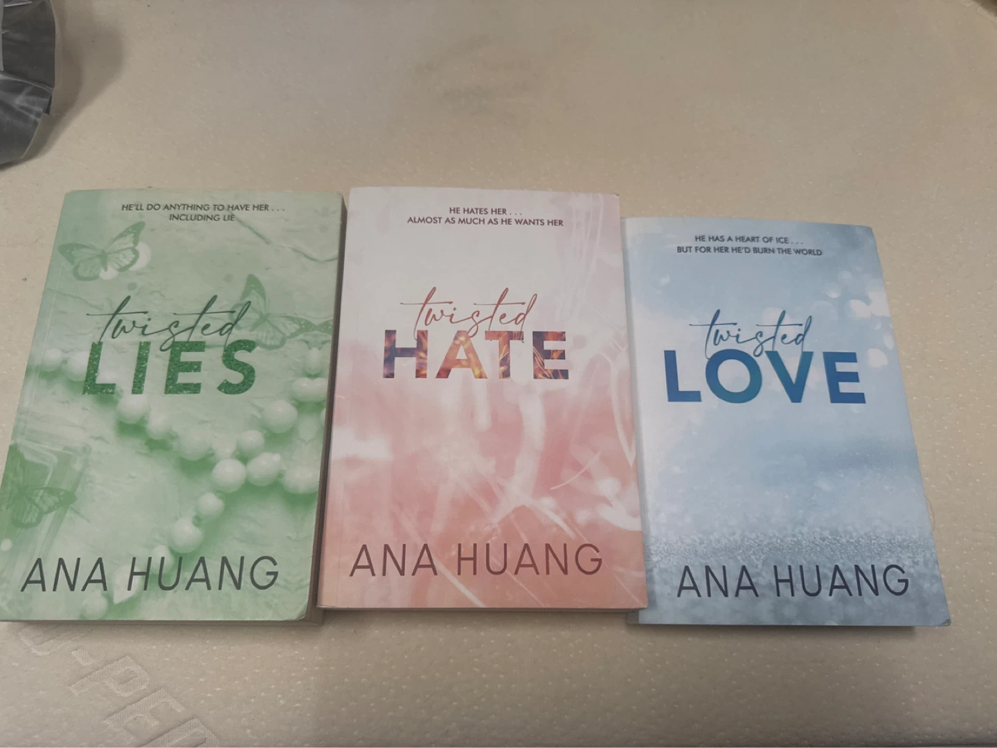 Twisted Lies, Hate, Love Books by Ana Huang