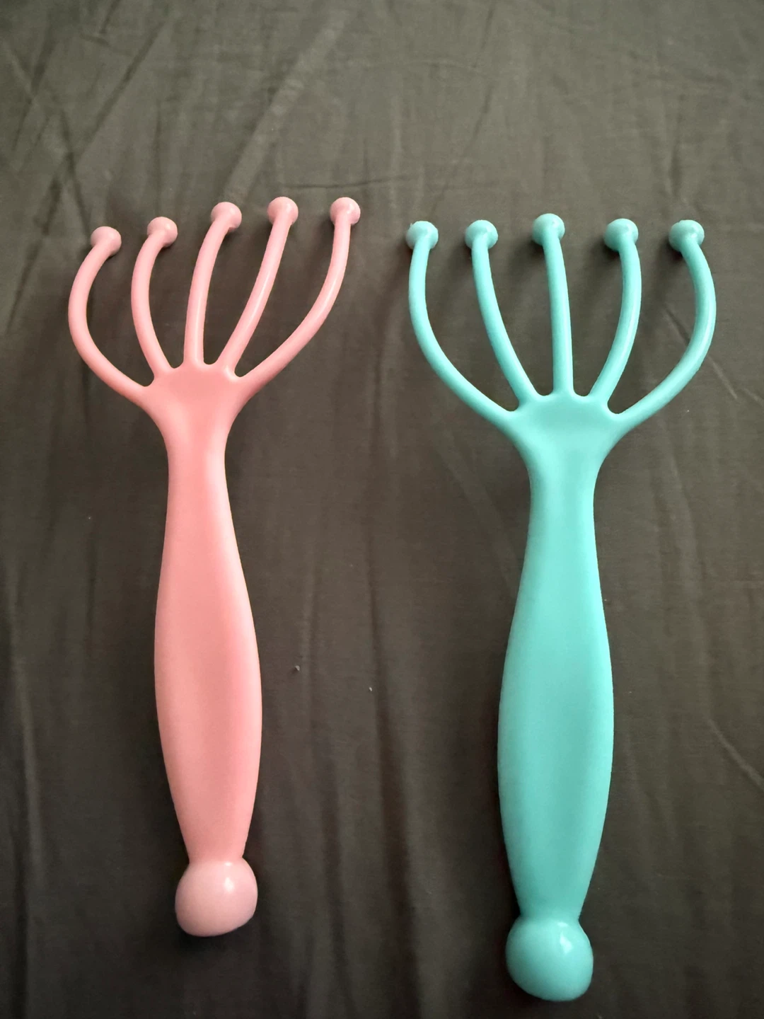 Scalp/Back Massager Set - Pink & Blue - photo 2