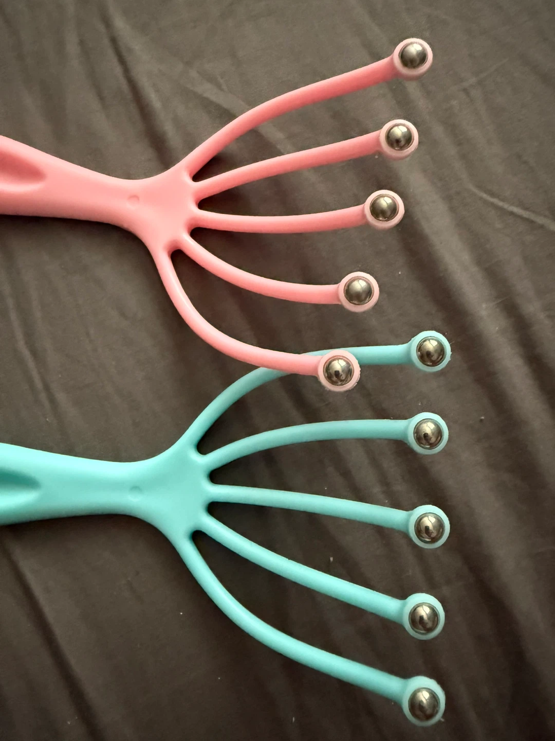 Scalp/Back Massager Set - Pink & Blue - photo 4