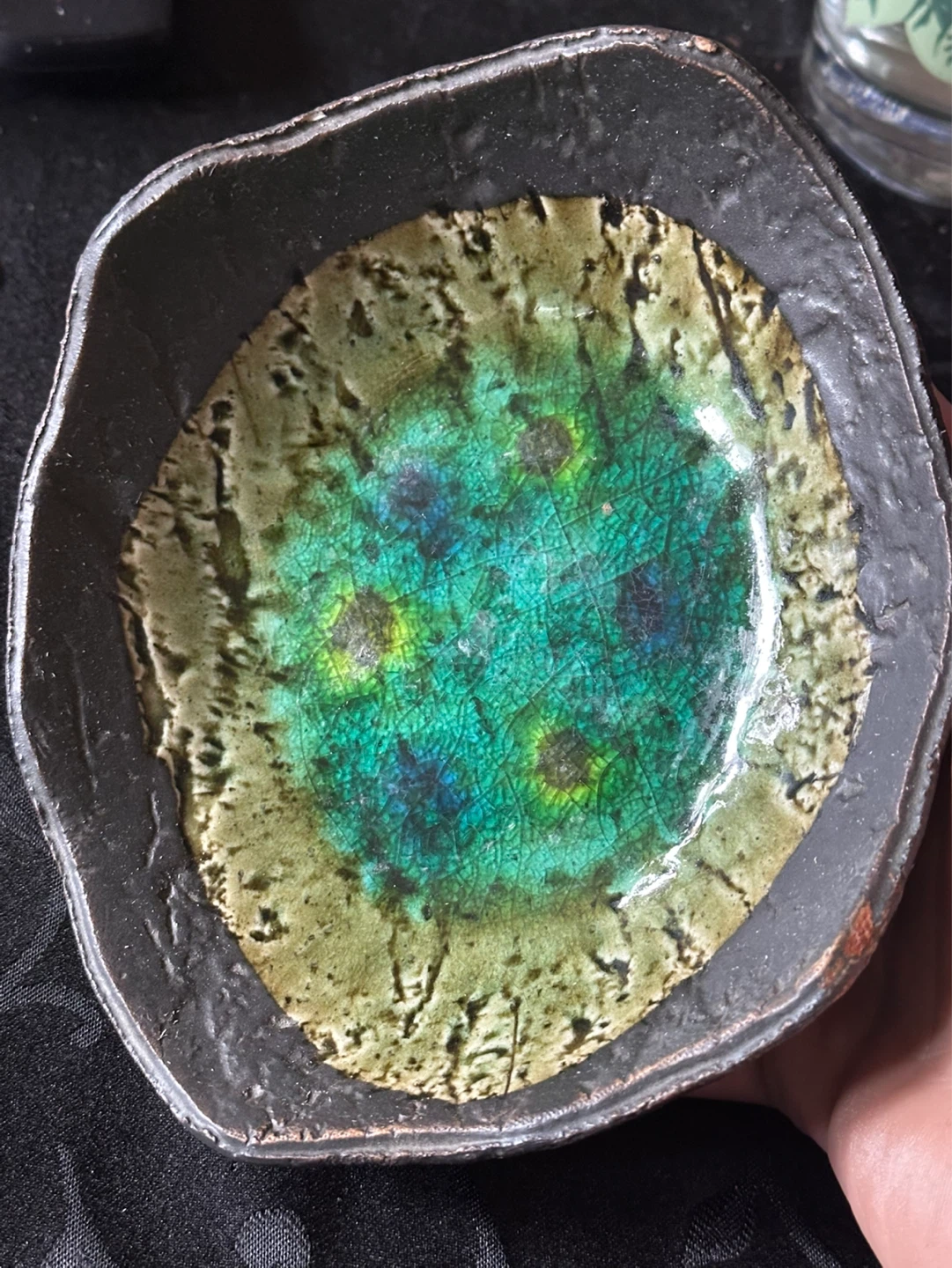 Marukou Nakajima Studio pottery with glass