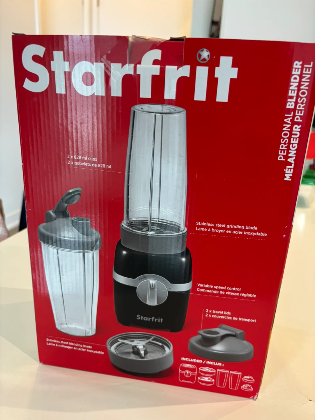 Starfrit Personal Blender with 2 x 828 ml Cups
