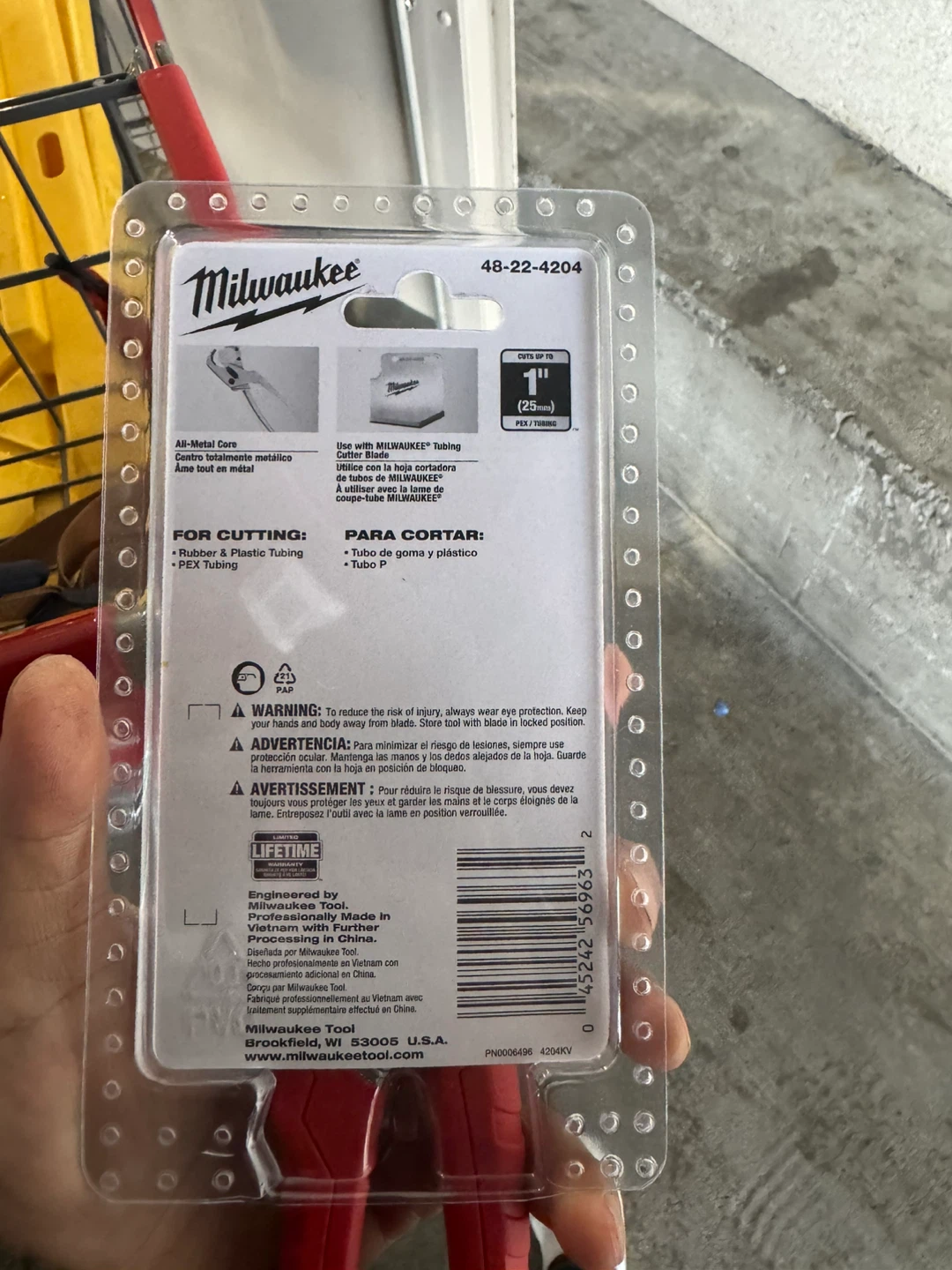 Milwaukee Tubing Cutter - photo 2