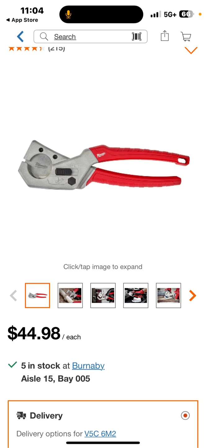 Milwaukee Tubing Cutter - photo 4