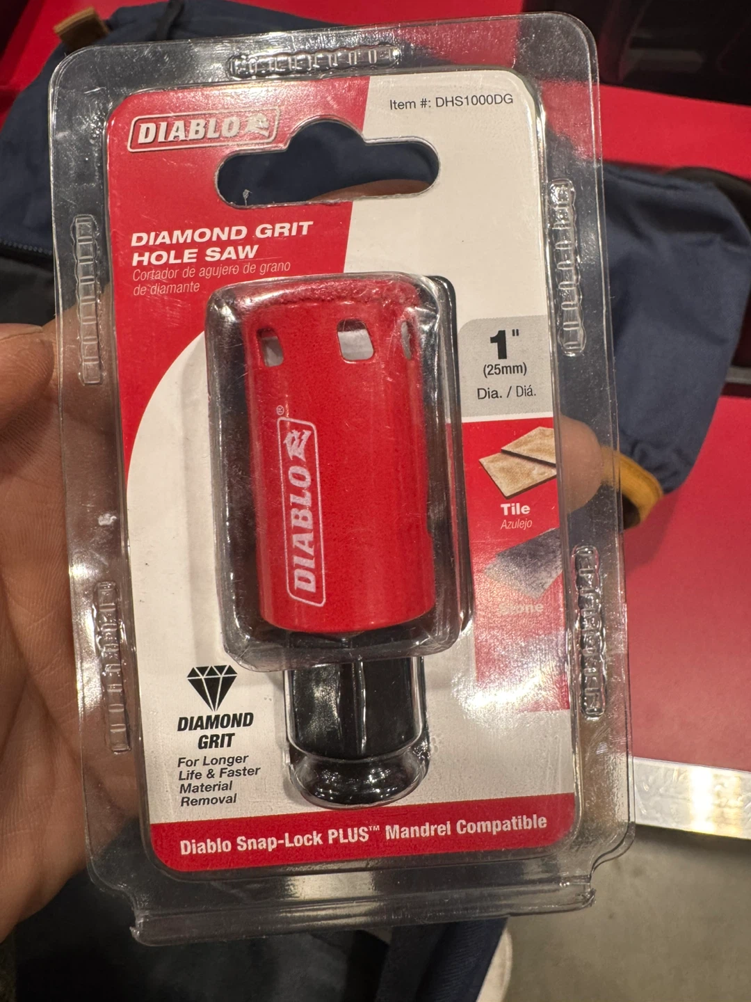 Diablo 1" (25mm) Diamond Grit Hole Saw