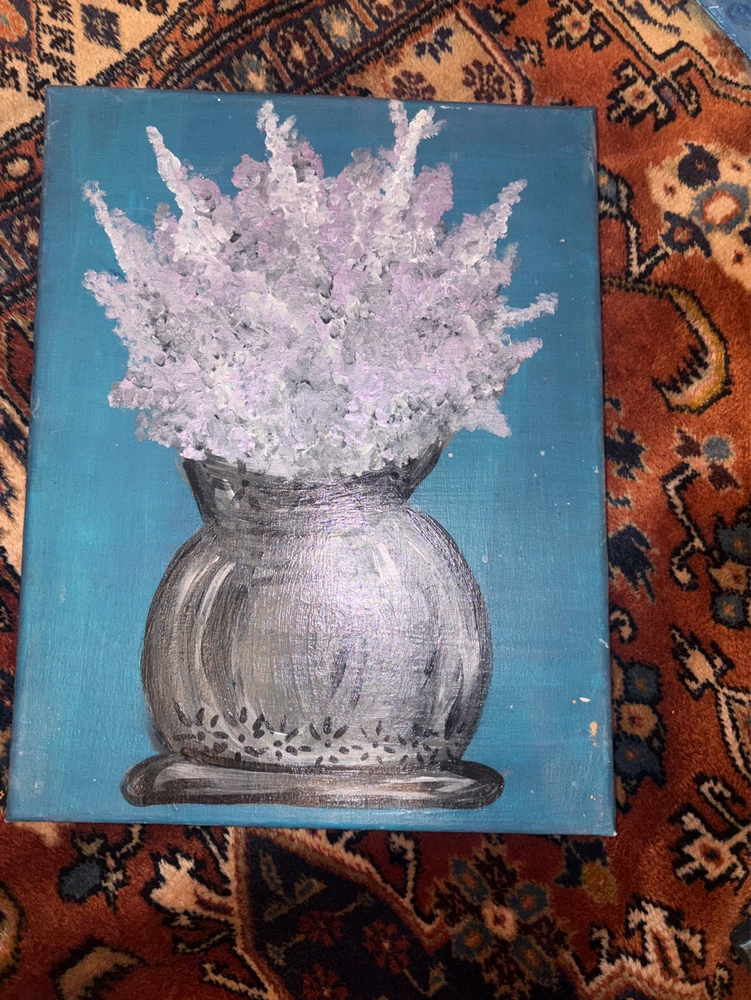 Painting of Flowers in a Vase