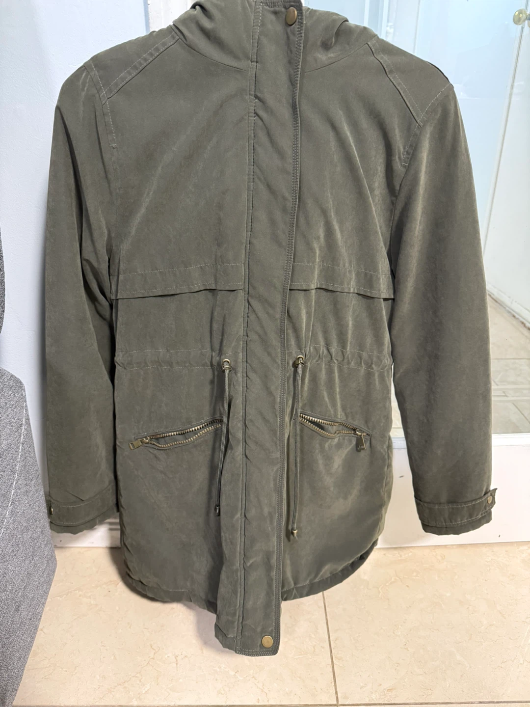 Green Anorak Parka Jacket XS