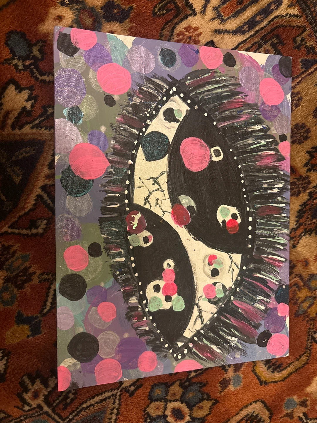 Abstract Dot Painting