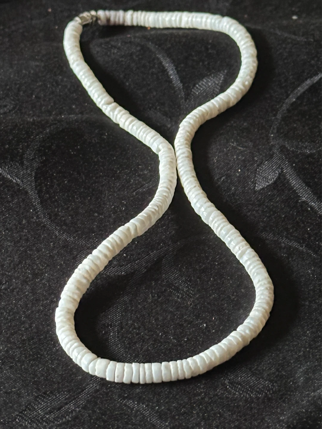 Hawaii Unisex Souvenir Surfer White Puka Shell Necklace 18” - photo 2