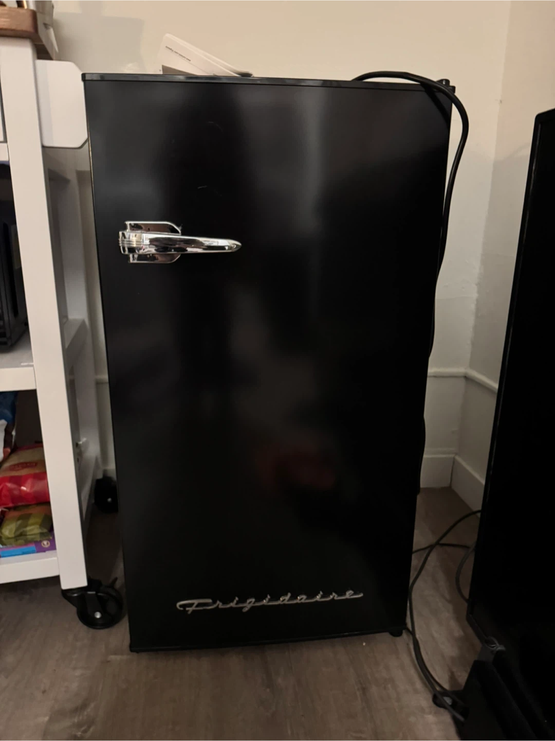 Frigidaire EFR376 Single Door Refrigerator - Black, 3.2 cu ft