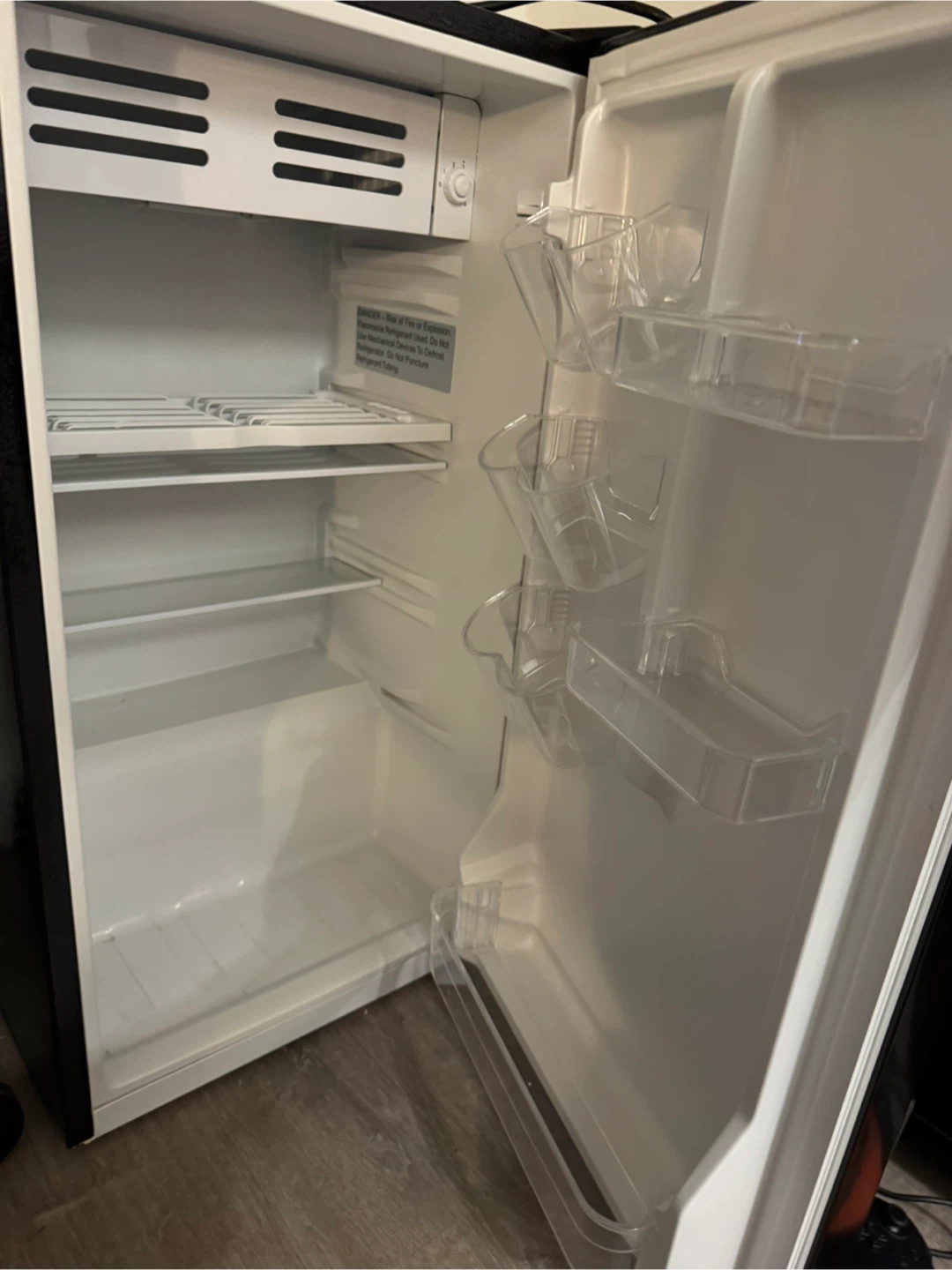 Frigidaire EFR376 Single Door Refrigerator - Black, 3.2 cu ft - photo 2