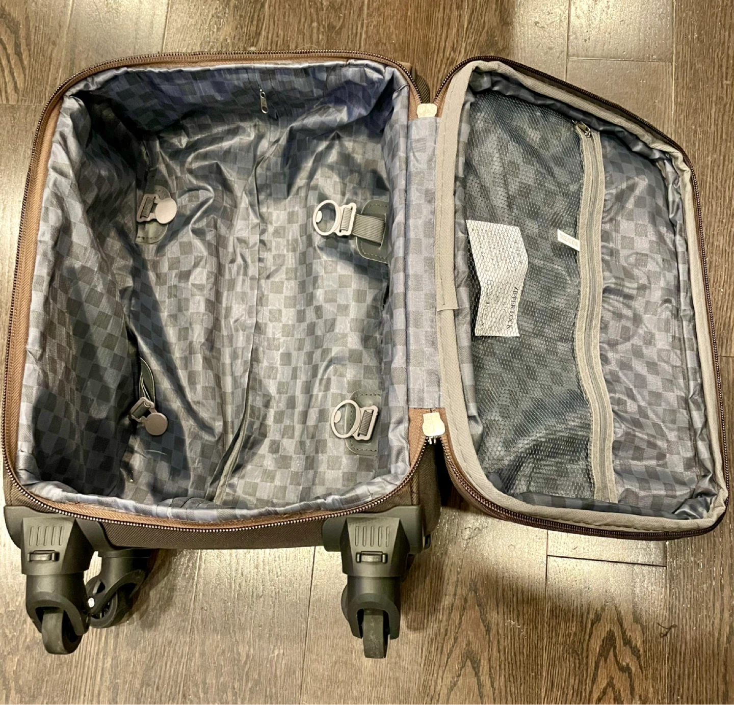 Delsey Luggage Brown Carry-On Suitcase - photo 3